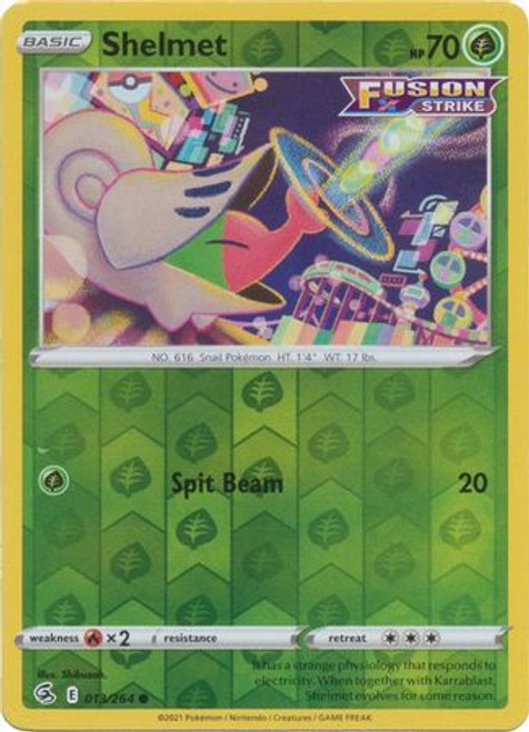 Fusion Strike 013/264 Shelmet (Reverse Holo)