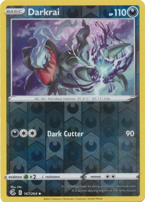 Fusion Strike 167/264 Darkrai (Reverse Holo)