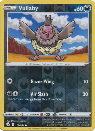 Fusion Strike 172/264 Vullaby (Reverse Holo)