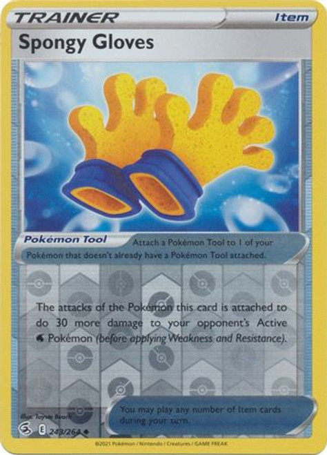 Fusion Strike 243/264 Spongy Gloves (Reverse Holo)