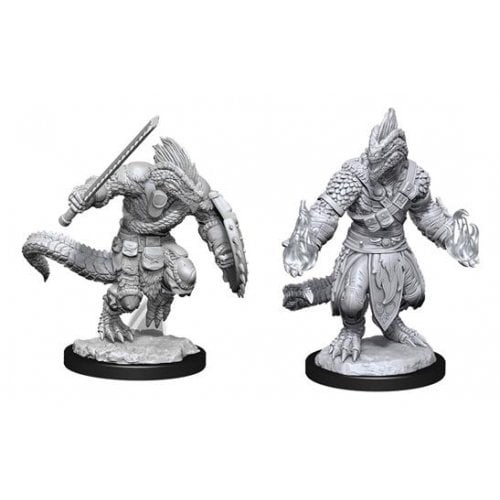 D&D Nolzur's Marvelous Miniatures - Lizardfolk Barbarian & Lizardfolk Cleric (90308)