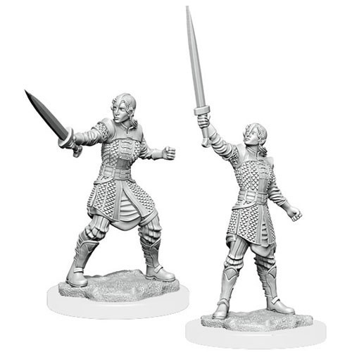 Critical Role Unpainted Miniatures (Wave 1) - Human Dwendalian Empire Fighter Female