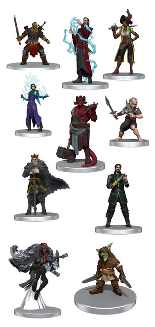 Critical Role PrePainted Miniatures - NPCs of Exandria Set 1