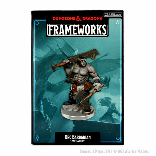 D&D Frameworks - Orc Barbarian Male