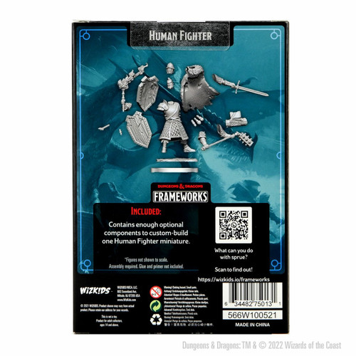 D&D Frameworks - Human Fighter Male