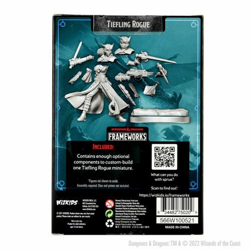D&D Frameworks - Tiefling Rogue Female