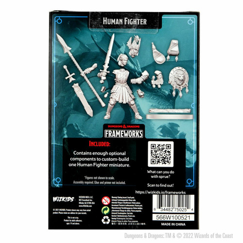 D&D Frameworks - Human Fighter Female