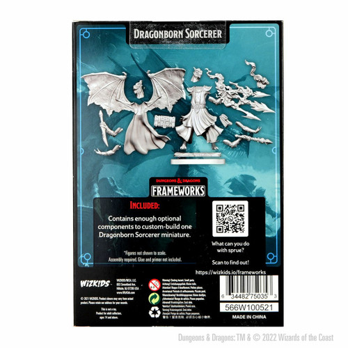 D&D Frameworks - Dragonborn Sorcerer Female