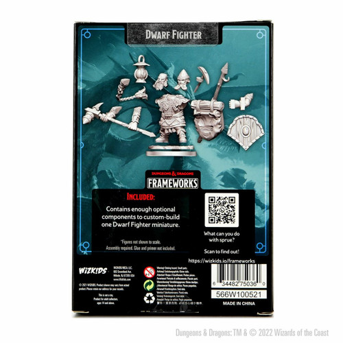 D&D Frameworks - Dwarf Fighter Male