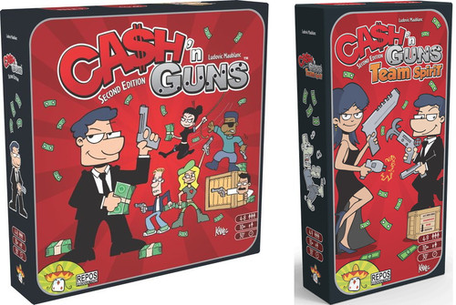 Cash N Guns (2nd Edition) + Cash N Guns Team Spirit Expansion (2nd Edition)
