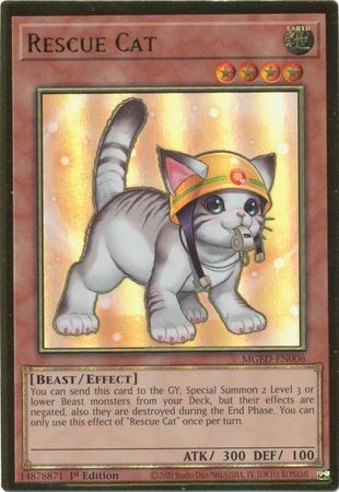 MGED-EN006 Rescue Cat (alternate art)