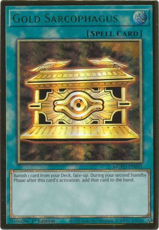 MGED-EN041 Gold Sarcophagus