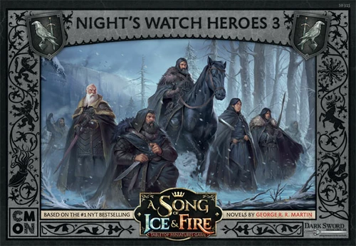 A Song of Ice & Fire Tabletop Miniatures Game - Night's Watch Heroes 3