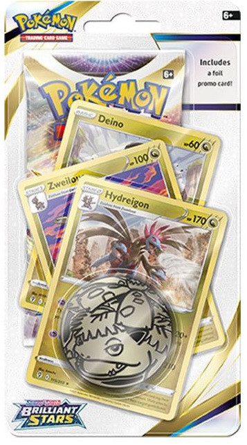 SWSH Brilliant Stars Premium Checklane Blister Hydreigon