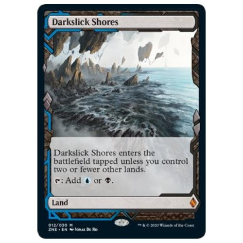 Darkslick Shores (Zendikar Expedition) (foil) | Zendikar Rising Expeditions