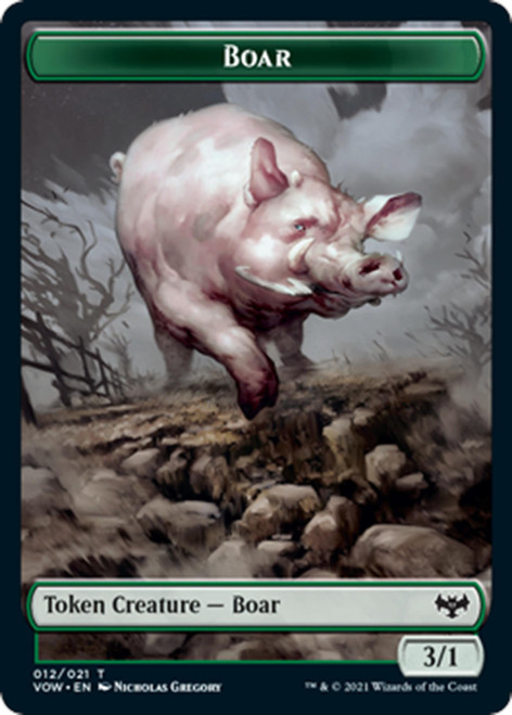Innistrad: Crimson Vow - Boar Token