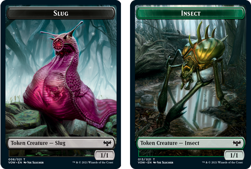 Innistrad: Crimson Vow - Slug // Insect Token (foil)