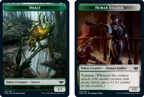 Innistrad: Crimson Vow - Insect // Human Soldier Token (foil)