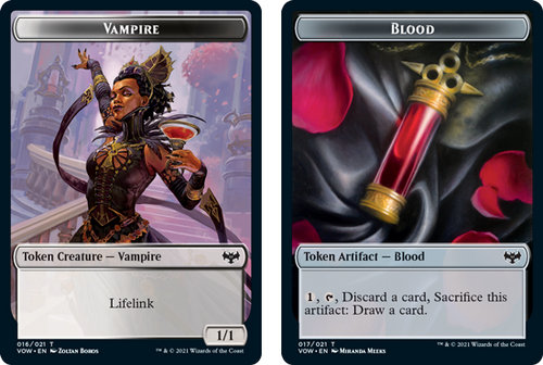 Innistrad: Crimson Vow - Vampire (#16) // Blood Token (foil)