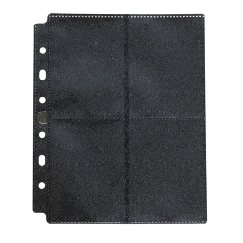 50ct Box 8-Pocket Dragon Shield Black Sideloading Pages