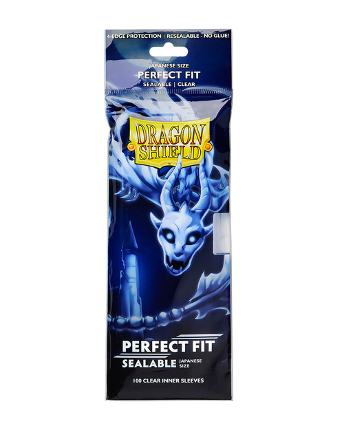 Dragon Shield Japanese Size Perfect Fit Sealable Inner Sleeves - Clear Yama (100)