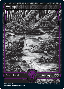 Swamp (Extended Art) (#273) (foil)