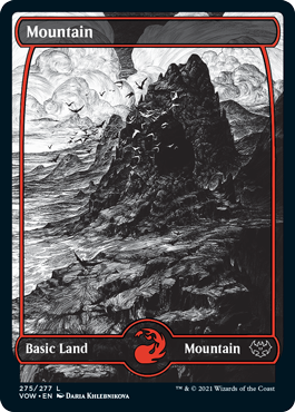 Mountain (Extended Art) (#275) (foil)