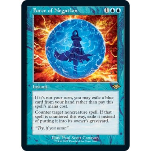 Force of Negation (Retro Frame) (Etched foil)