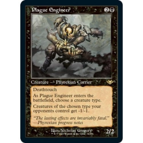 Plague Engineer (Retro Frame) (Etched foil)