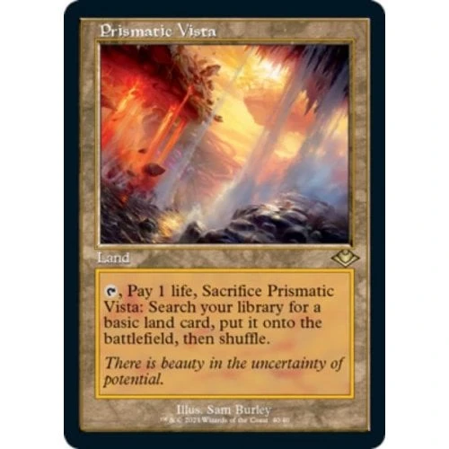 Prismatic Vista (Retro Frame) (Etched foil)