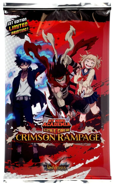 My Hero Academia Collectible Card Game - Crimson Rampage Booster Pack