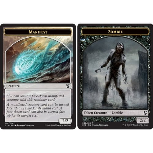 Commander 2018 Manifest Token / Zombie Token