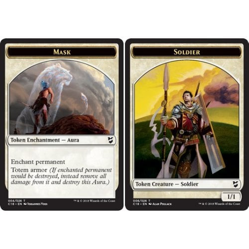Commander 2018 Mask Token / Soldier Token