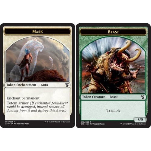 Commander 2018 Mask Token / Beast Token (#14)