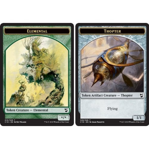 Commander 2018 Elemental Token / Thopter Token (#26)