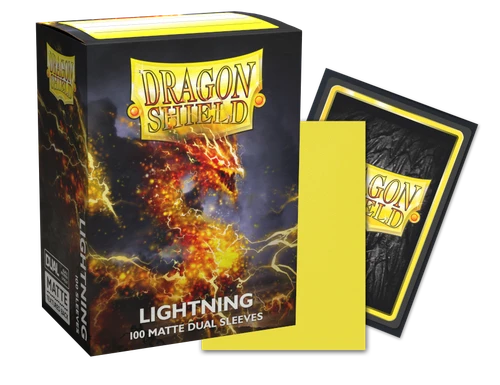 Dragon Shield Dual Matte Sleeves - Lightning 'Ailia' (100)