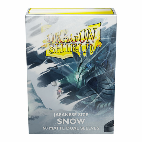 Dragon Shield Japanese size Dual Matte Sleeves - Snow 'Nirin' (60)