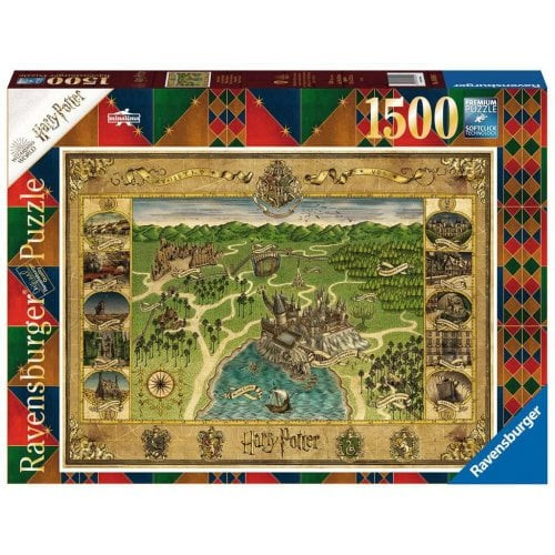 Harry Potter Hogwarts Map Jigsaw Puzzle (1500 piece)