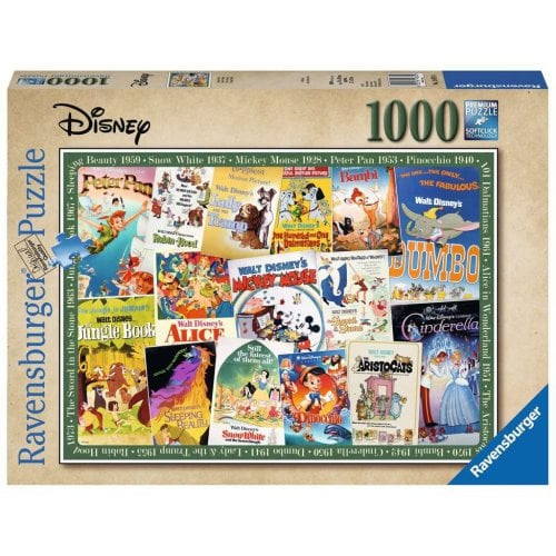Disney Vintage Movie Poster Jigsaw Puzzle (1000 piece)