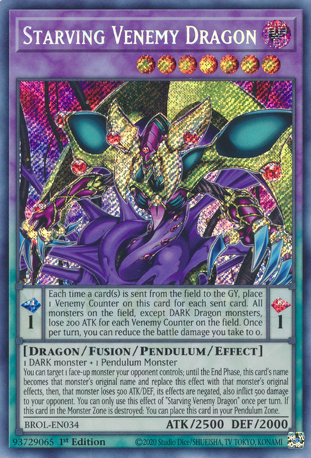 BROL-EN034 Starving Venemy Dragon