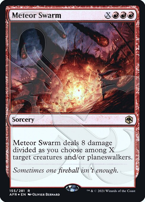 Meteor Swarm (Ampersand promo foil) | Adventures in the Forgotten Realms