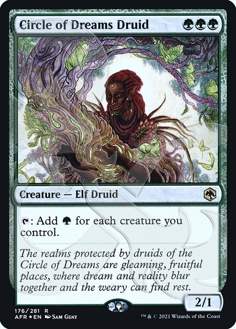 Circle of Dreams Druid (Ampersand promo foil) | Adventures in the Forgotten Realms