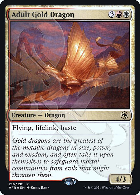 Adult Gold Dragon (Ampersand promo foil)