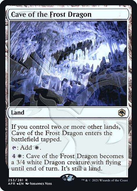 Cave of the Frost Dragon (Ampersand promo foil) | Adventures in the Forgotten Realms