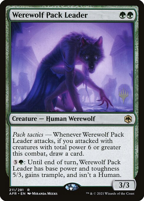 Werewolf Pack Leader (Promo Pack non-foil) | Adventures in the Forgotten Realms
