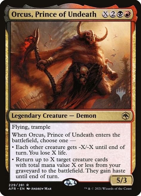 Orcus, Prince of Undeath (Promo Pack non-foil) | Adventures in the Forgotten Realms