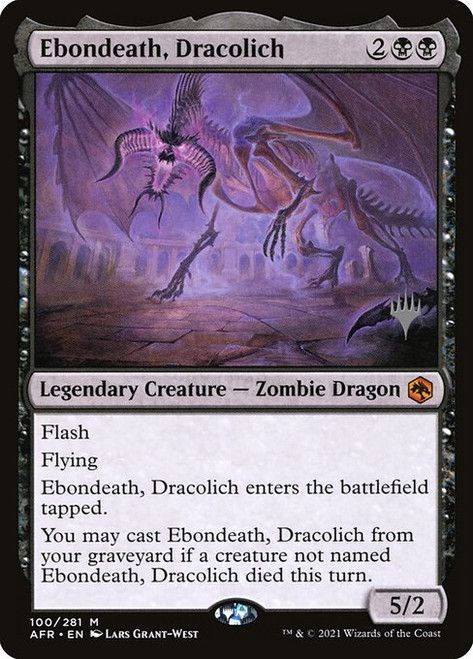 Ebondeath, Dracolich (Promo Pack foil) | Adventures in the Forgotten Realms