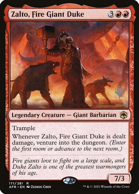 Zalto, Fire Giant Duke (Promo Pack foil) | Adventures in the Forgotten Realms