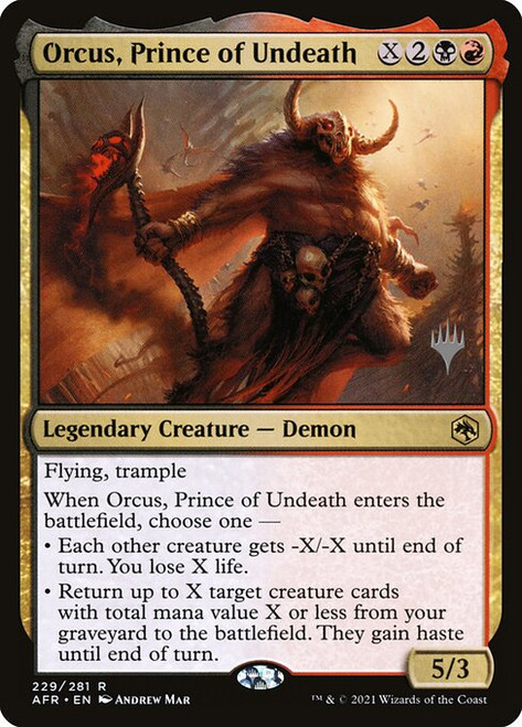 Orcus, Prince of Undeath (Promo Pack foil) | Adventures in the Forgotten Realms