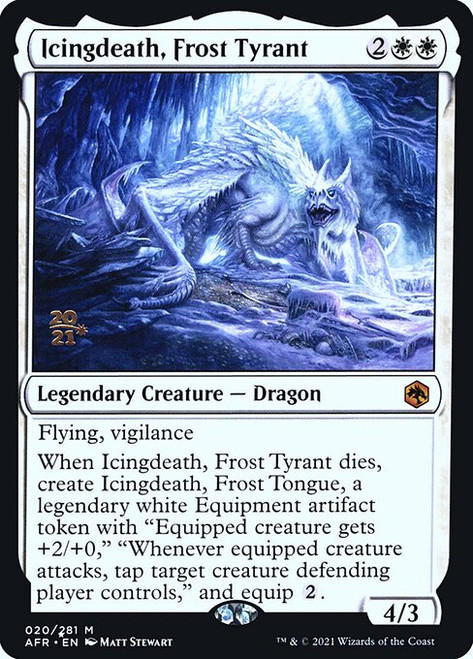 Icingdeath, Frost Tyrant (Adventures in the Forgotten Realms Prerelease foil) | Adventures in the Forgotten Realms